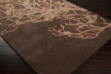 Gibles Modern Brown Area Rug